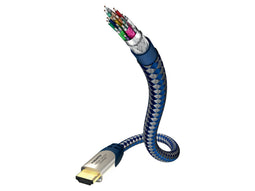 Inakustik 00423007 - HDMI Kabel - Male/male - 75cm - Blauw