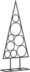 vidaXL - Kerstdecoratie - kerstboom - 60 - cm - metaal - zwart