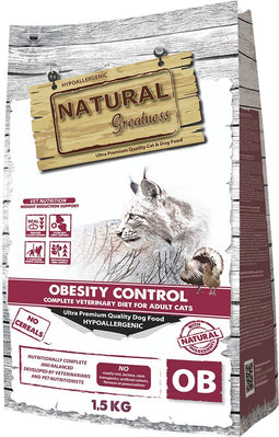 Natural Greatness Diet Obesity Control - hypoallergeen - cat - 1.5kg