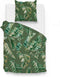 Zohome Dekbedovertrek Alanzo - Bedlinnen met Bladeren print - 240x220 - Groen - Dekbedhoes van 100% Katoen-Satijn