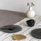 Breakfast plate Recycled Glass, 23 CM Ebony / Recycled Glass
