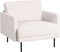BREDA - Fauteuil - Lichtbeige - Polyester