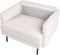 BREDA - Fauteuil - Lichtbeige - Polyester