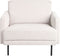 BREDA - Fauteuil - Lichtbeige - Polyester