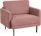 BREDA - Fauteuil - Roze - Polyester