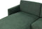 BREDA - Hoekbank - Groen - Rechtszijdig - Polyester