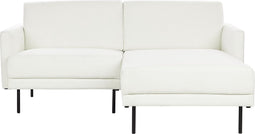 BREDA - Hoekbank - Wit - Linkszijdig - Polyester