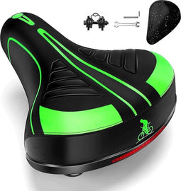 Brede FietsZadel - Universeel Extra Comfortabel met Dual Schokabsorberende Technologie