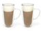 Bredemeijer - Dubbelwandige glazen cappuccino/latte macchiato 400ml (set van twee stuks)