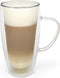 Bredemeijer - Dubbelwandige glazen cappuccino/latte macchiato 400ml (set van twee stuks)