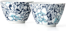 Bredemeijer - Kopjes Yantai donkerblauw (theemok set van twee stuks)