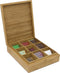 Bredemeijer - Theedoos 9-vaks gesloten bamboe natural