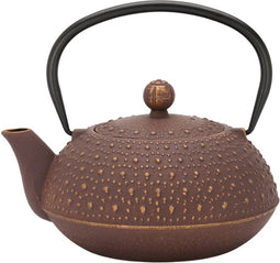 Bredemeijer - Theepot Anhui 0,9L gietijzer aubergine met filter - theezeef