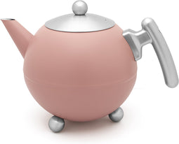 Bredemeijer - Theepot Bella Ronde 1,2L Blush - dubbelwandig