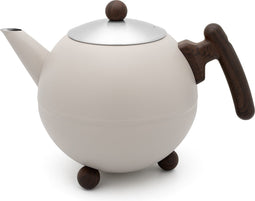 Bredemeijer - Theepot Bella Ronde 1,2L Zand - dubbelwandig