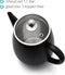 Bredemeijer - Theepot Duet Eva 1,1L mat zwart met filter - - Dubbelwandig