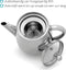 Bredemeijer - Theepot Duet Eva 1,1L met filter - Dubbelwandig glans RVS