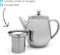 Bredemeijer - Theepot Duet Eva 1,1L met filter - Dubbelwandig glans RVS