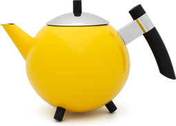 Bredemeijer - Theepot Meteor 1,2L geel- Dubbelwandig