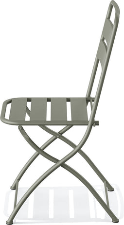 Breeze Bistro Klapstoel Metaal - Groen - SET VAN 2