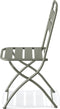 Breeze Bistro Klapstoel Metaal - Groen - SET VAN 2