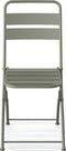 Breeze Bistro Klapstoel Metaal - Groen - SET VAN 2