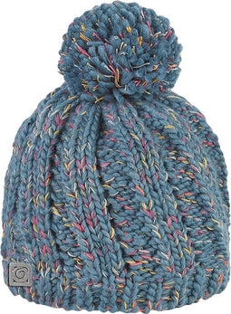 Brekka Colorful Pon - Muts - Kinderen - Maat One Size - Blauw