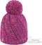 Brekka Colorful Pon - Muts - Kinderen - Maat One Size - Paars