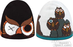 Brekka Noughty Beanie - Muts - Heren - Maat One Size - Zwart;Wit