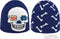 Brekka Noughty Beanie - Muts - Kinderen - Maat One Size - Blauw;Zwart