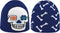Brekka Noughty Beanie - Muts - Kinderen - Maat One Size - Blauw;Zwart