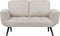 BREKKE - Slaapbank - Beige - Polyester