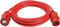 BREMAXX CEE verlengsnoer IP44 25m signaalrood AT-N07V3V3-F 5G1,5