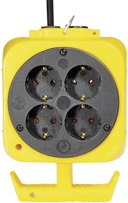 Brennenstuhl 115.176.0 8-voudig Stopcontactsplitter Geel, Zwart