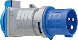Brennenstuhl adapter met randaarde "230V/CEE 16A IP44", grijs blauw
