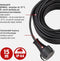 Brennenstuhl BREMAXX® verlengnoer (verlengkabel 15m kabel in zwart, voor kortstondig buitengebruik IP44, bruikbaar tot -35 °C, olie- en UV-bestendig)
