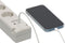 Brennenstuhl Bremounta stekkerdoos 5-voudig met 2 USB C-laadpoorten (stekkerblok USB C met schakelaar en 3m kabel, verdeeldoos voor wandmontage)