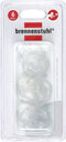 Brennenstuhl contactbescherming met contactdoos, transparante contactbescherming voor stopcontacten, 6 stuks