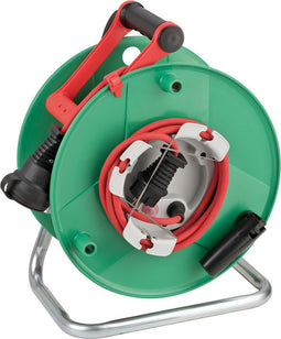 Brennenstuhl Garant G IP44 Kabelhaspel (Buiten Kabelhaspel voor de tuin met 23+2m kabel in rood, speciale kunststof, korte termijn buitengebruik, Made in Germany)
