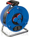 Brennenstuhl Garant IP44 industrie-/bouwplaats kabelhaspel, 25m van speciale kunststof (bouwplaatsgebruik en permanent buitengebruik, Made in Germany) blauw