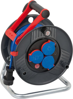 Brennenstuhl Garant IP44 kabelhaspel (25m, speciale kunststof, kortstondig buitengebruik, Gemaakt in Duitsland)