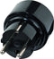 Brennenstuhl reisstekker/reisadapter (reisstekkeradapter voor: Euro stopcontact en Australië, China stekker) zwart