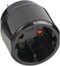 Brennenstuhl reisstekker/reisadapter (reisstekkeradapter voor: USA, Japan stopcontact en Euro/contourstekker) zwart