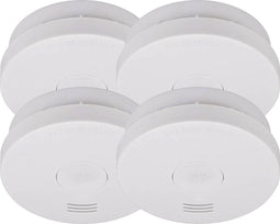 Brennenstuhl Rookmelder Set van 4 stuks werkt op batterijen