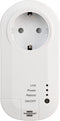 brennenstuhl®Connect Smart Plug met 433 MHz zender WA 3600 LRF01 433 (Slimme Stekker 2.4 GHz compatibel met Alexa, Google Assistant en zelflerende brennenstuhl® 433 MHz apparaten )