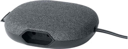 brennenstuhl®estilo laadstation met textieloppervlak (Stekkerdoos met 1x Eurostekker en 2x USB-lader) zwart/antraciet