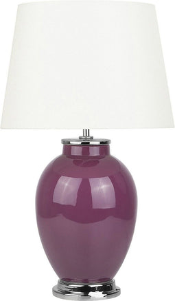 BRENTA - Tafellamp - Paars - Keramiek
