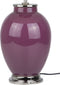 BRENTA - Tafellamp - Paars - Keramiek