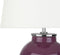 BRENTA - Tafellamp - Paars - Keramiek