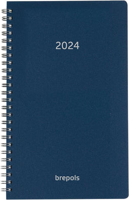 Brepols agenda Breform Polyprop 6-talig, blauw, 2025